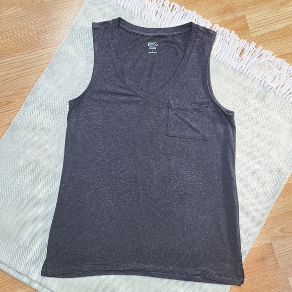Market & Spruce Women's Washed Black Rayon Casual Sleeveless Top size S - Picture 9 of 12